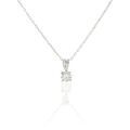 Histoire d'Or Collier Orphee Or Blanc Diamant