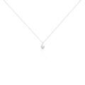 Histoire d'Or Collier Vrille Accompagnee Or Blanc Diamant