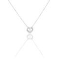 Histoire d'Or Collier Purete Or Blanc Diamant