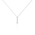 Histoire d'Or Collier Riviera Or Blanc Diamant