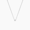 Histoire d'Or Collier One Or Blanc Diamant