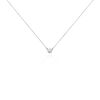 Histoire d'Or Collier Teani Or Blanc Diamant