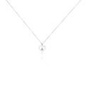 Histoire d'Or Collier Sweet Heart Or Blanc Diamant