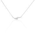 Histoire d'Or Collier Ainhoa Or Blanc Diamant