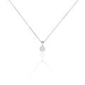 Colliers sur Grenoble : Histoire d'Or Collier Domitia Or Blanc Diamant
