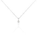 Colliers sur Grenoble : Histoire d'Or Collier Domitia Or Blanc Diamant