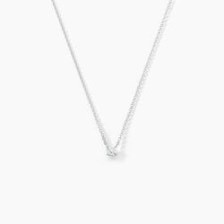 Histoire d'Or Collier One Or Blanc Diamant