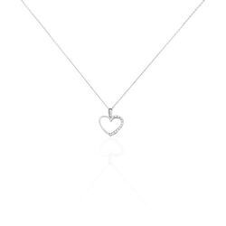 Histoire d'Or Collier Chlora Or Blanc Diamant