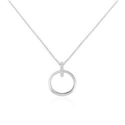 Histoire d'Or Collier Melissande Or Blanc Diamant