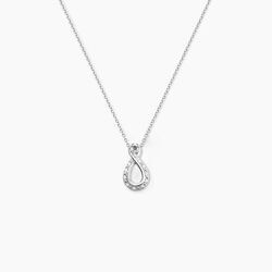 Histoire d'Or Collier Theanna Or Blanc Diamant