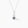 Histoire d'Or Collier Gillet Or Blanc Perle De Tahiti Oxyde Zirconium