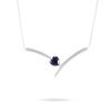 Histoire d'Or Collier Renaldine Or Blanc Saphir