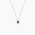 Colliers sur Grenoble : Histoire d'Or Collier Lydia Or Blanc Saphir