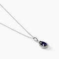 Histoire d'Or Collier Dorthy Or Blanc Saphir Et Diamant