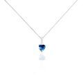 Histoire d'Or Collier Or Blanc Fany Topaze Oxydes De Zirconium