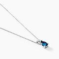 Histoire d'Or Collier Teresa Or Blanc Topaze Et Diamant