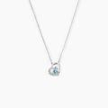 Histoire d'Or Collier Eliana Or Blanc Topaze Et Oxyde De Zirconium