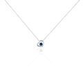 Colliers sur Grenoble : Histoire d'Or Collier Or Blanc Eliana Topaze Oxydes