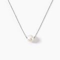 Histoire d'Or Collier Sissy Or Blanc Perle De Culture