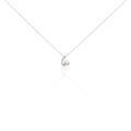 Histoire d'Or Collier Angel Or Blanc Perle De Culture Oxyde