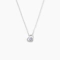 Histoire d'Or Collier Eliana Or Blanc Amethyste Et Oxyde De Zirconium