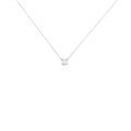 Histoire d'Or Collier Naziha Or Blanc Oxyde De Zirconium