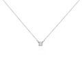 Histoire d'Or Collier Ponama Or Blanc Oxyde De Zirconium