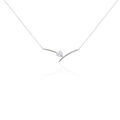 Colliers sur Grenoble : Histoire d'Or Collier Valeriana Or Blanc Oxyde De Zirconium