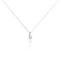Histoire d'Or Collier Olly Or Blanc Oxyde De Zirconium