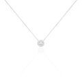 Histoire d'Or Collier Star Or Blanc Oxyde De Zirconium