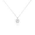 Histoire d'Or Collier Adrienne Or Blanc Oxyde De Zirconium