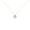 Histoire d'Or Collier Or Jaune Lucky Gems Amazonite