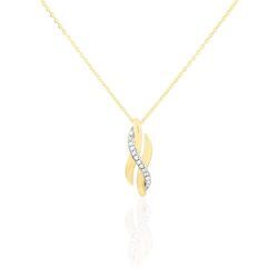 Histoire d'Or Collier Ester Or Jaune Diamant