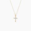 Histoire d'Or Collier Jamil Croix Or Jaune Diamant
