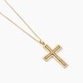 Histoire d'Or Collier Croix Or Jaune Diamant