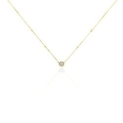Histoire d'Or Collier Melisane Or Jaune Diamant