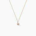 Histoire d'Or Collier Vrille Accompagnee Or Jaune Diamant
