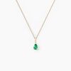 Histoire d'Or Collier Pluie D'Eclat Or Jaune Emeraude