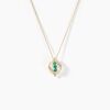 Histoire d'Or Collier Shahara Or Jaune Emeraude