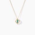 Histoire d'Or Collier Shahara Or Jaune Emeraude