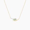 Histoire d'Or Collier Or Jaune Caetlin Emeraude Diamants