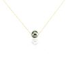 Histoire d'Or Collier Sissy Or Jaune Perle De Culture De Tahiti