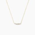Histoire d'Or Collier Gemariah Or Jaune Diamant Synth&eacute;tique