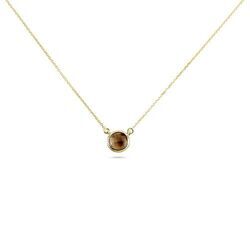 Histoire d'Or Collier Arenale Or Jaune Quartz