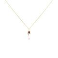 Histoire d'Or Collier Emotion Or Jaune Rubis Diamant