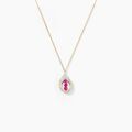 Histoire d'Or Collier Aurora Or Jaune Rubis Et Diamant