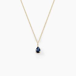 Histoire d'Or Collier Pluie D'Eclat Or Jaune Saphir