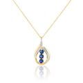 Histoire d'Or Collier Aurora Or Jaune Saphir Et Diamant