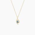 Colliers sur Grenoble : Histoire d'Or Collier Or Jaune Sagesse Topaze Oxydes De Zirconium