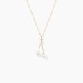 Histoire d'Or Collier Carrine 2 Fils Or Jaune Perle De Culture
